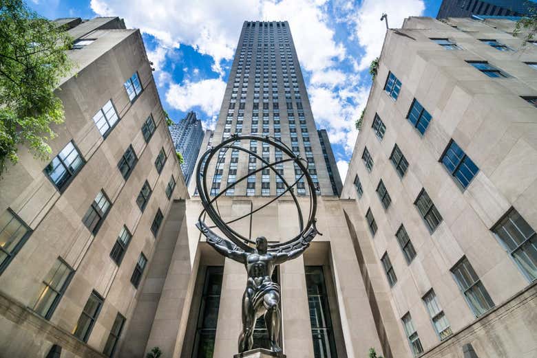 Statue d'Atlas au Rockefeller Center