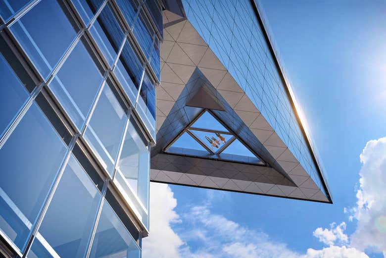 L'immeuble en verre de The Edge