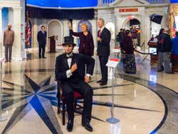 Abraham Lincoln au musée de cire de New York