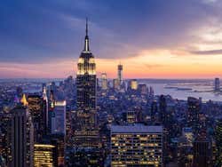 Empire State, vue de nuit