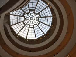 Spirale et dôme du Musée Guggenheim