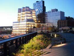 High Line à la tombée de la nuit