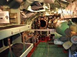 Sous-marin Growler, salle des torpilles