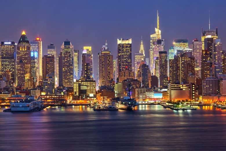 Manhattan dans la nuit