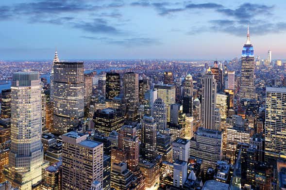Vol en hélicoptère de nuit à New York