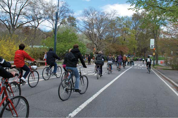 Balade en vélo dans Central Park